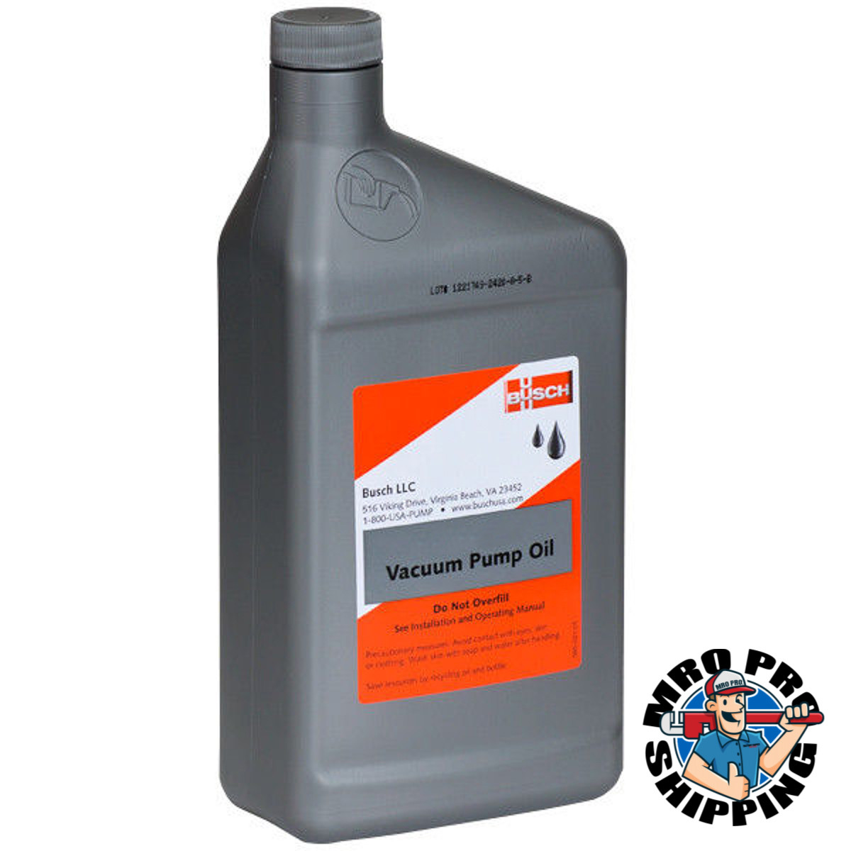 Busch R580 Vacuum Pump Oil, 1 qt., (1 BTL/EA)
